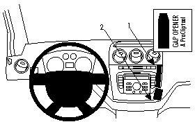 ProClip do Ford Transit Connect 10-13