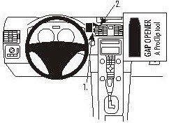 ProClip do Volvo C70 06-15