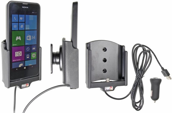 Uchwyt aktywny z kablem USB do Nokia Lumia 630 & Lumia 635