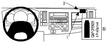 ProClip do GMC W-series 08-18