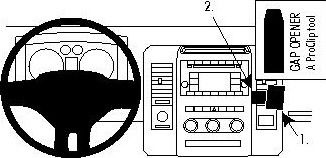 ProClip do Dodge Ram Outdoorsman 11-12