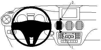 ProClip do Mercedes Benz CLA Klasa 13-19