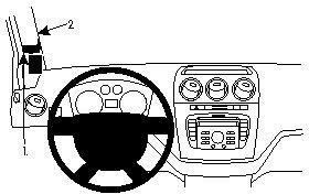 ProClip do Ford Transit Connect 10-13