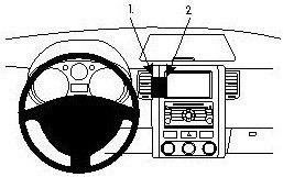 ProClip do Nissan X-Trail 08-13