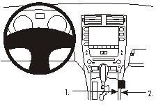 ProClip do Lexus seria IS 06-13.