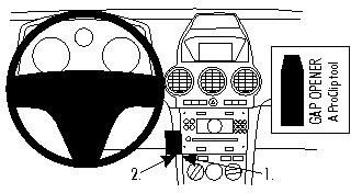 ProClip do Opel Antara 07-15