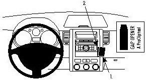 ProClip do Nissan X-Trail 08-13