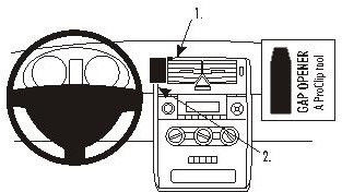 ProClip do Mercedes Benz A Klasa 05-12