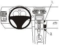 ProClip do Volvo C30 07-15