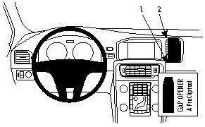 ProClip do Volvo V60 11-18