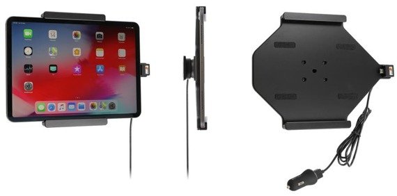 BRODIT Uchwyt aktywny z kablem USB do Apple iPad Pro 11 (A1980, A2013, A1934, A1979)