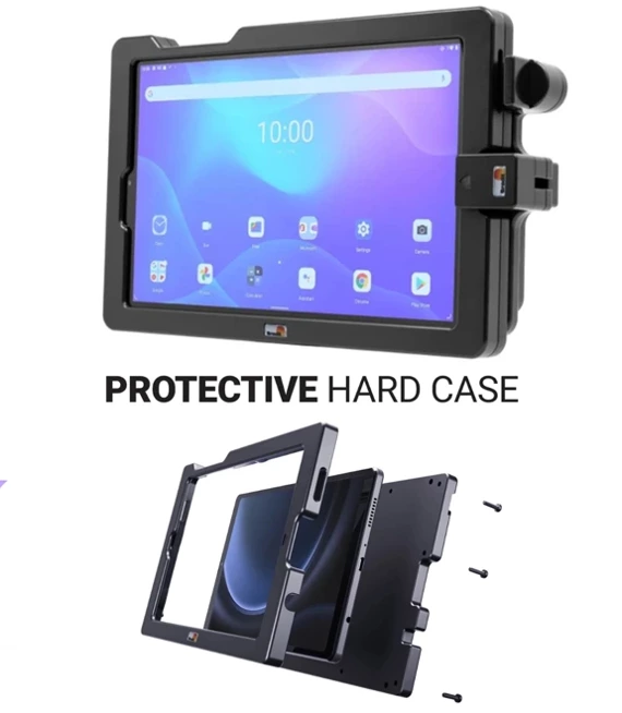 ModTek™ Hard Case Obudowa aktywna do Lenovo Tab K10 TB-X6C6F przetestowana na upadek z wysokości 1,8 m.