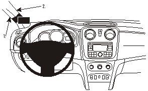 ProClip do Dacia Sandero 13-17