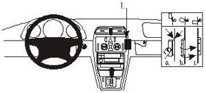 ProClip do Mercedes Benz CLK Klasa 97-01