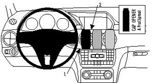 ProClip do Mercedes Benz GLK Klasa 13-15