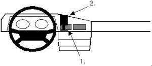 ProClip do Mercedes Benz W201 (190/190E) 84-92