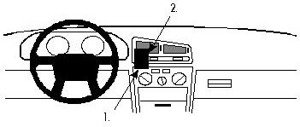 ProClip do Mitsubishi Galant 93-97